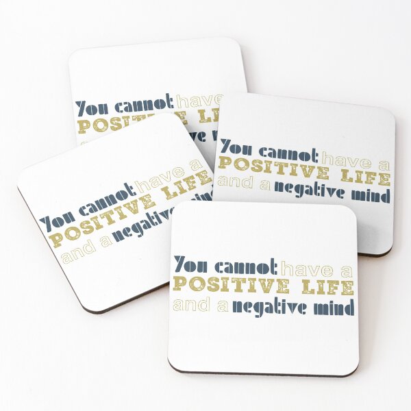 Item preview, You cannot have a positive life and a negative mind designed and sold by Badrart.