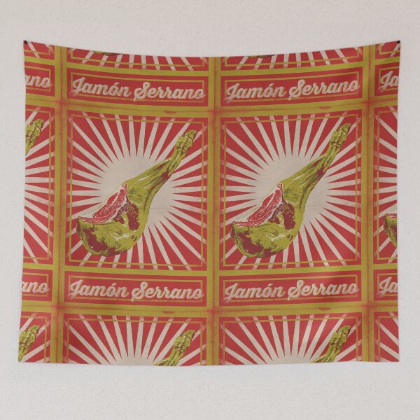 Item preview, Jamón Serrano Poster designed and sold by BasicBarcelona.