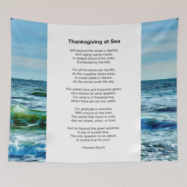 Item preview, Thanksgiving at Sea Poem designed and sold by Pamela Storch.