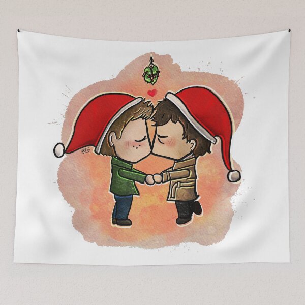 Item preview, Happy Destiel Holidays designed and sold by M-O-E-M.