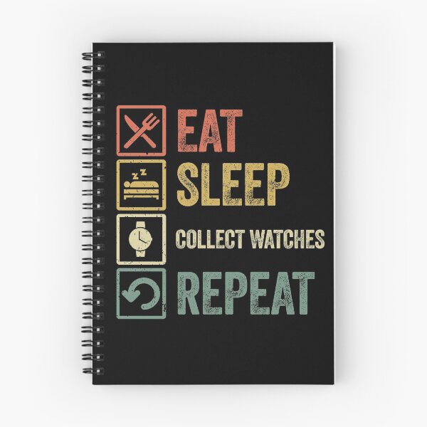 Item preview, Funny eat sleep collect watches repeat vintage designed and sold by HN-ART.
