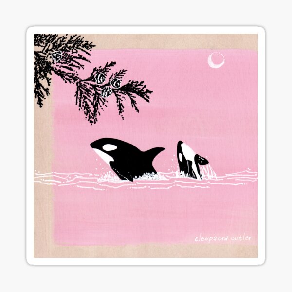 Orcas & Western Red Cedar Sticker