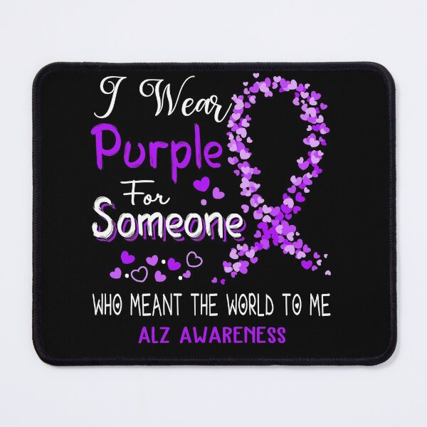 Item preview, I Wear Purple For ALZ Awareness designed and sold by Tadmab.