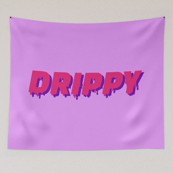 Item preview, Drippy text logo, pink designed and sold by projectpima.