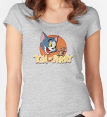 Tom and Jerry Women's Fitted Scoop T-Shirt