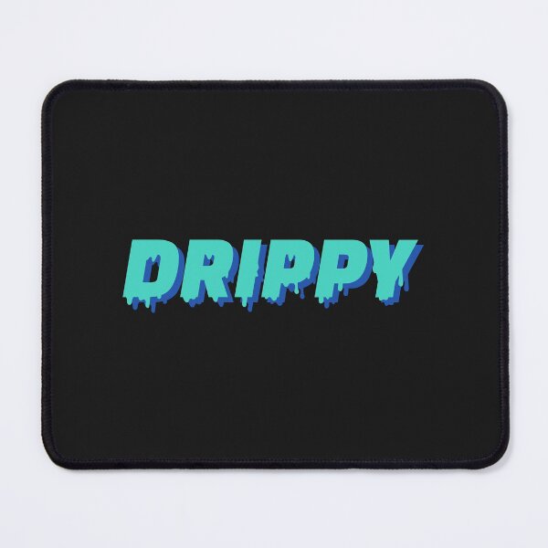 Item preview, Drippy text logo, teal designed and sold by projectpima.