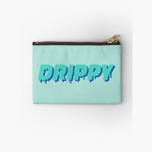Item preview, Drippy text logo, teal designed and sold by projectpima.