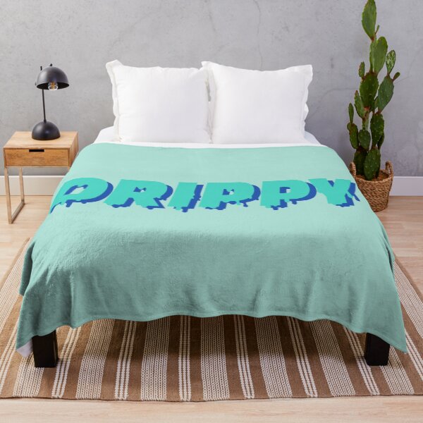 Item preview, Drippy text logo, teal designed and sold by projectpima.