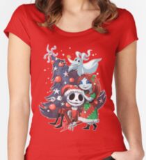 .Jack and Sally TNBC. Women's Fitted Scoop T-Shirt