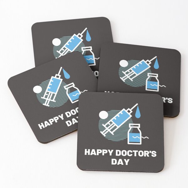 Item preview, Happy Doctor's Day Blue  syringe  Design designed and sold by universegrace.
