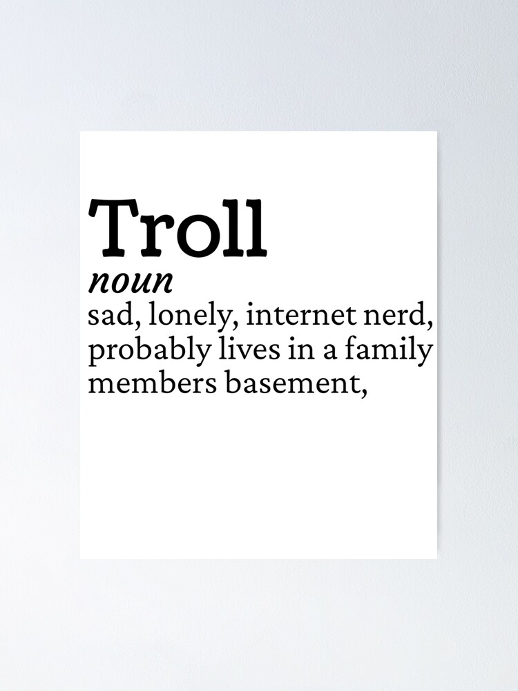 Internet Troll Definition, Funny Troll Joke | Pin