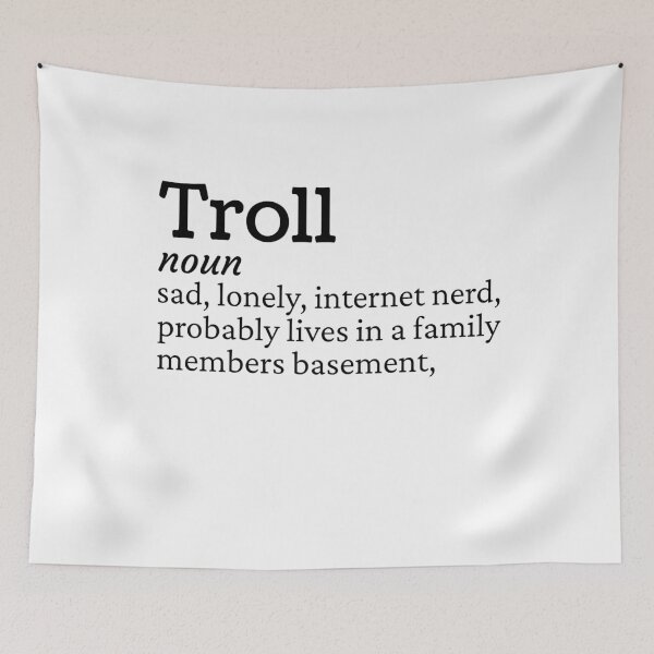 Item preview, Internet Troll Definition, Funny Troll Joke designed and sold by AloraDawnEve.