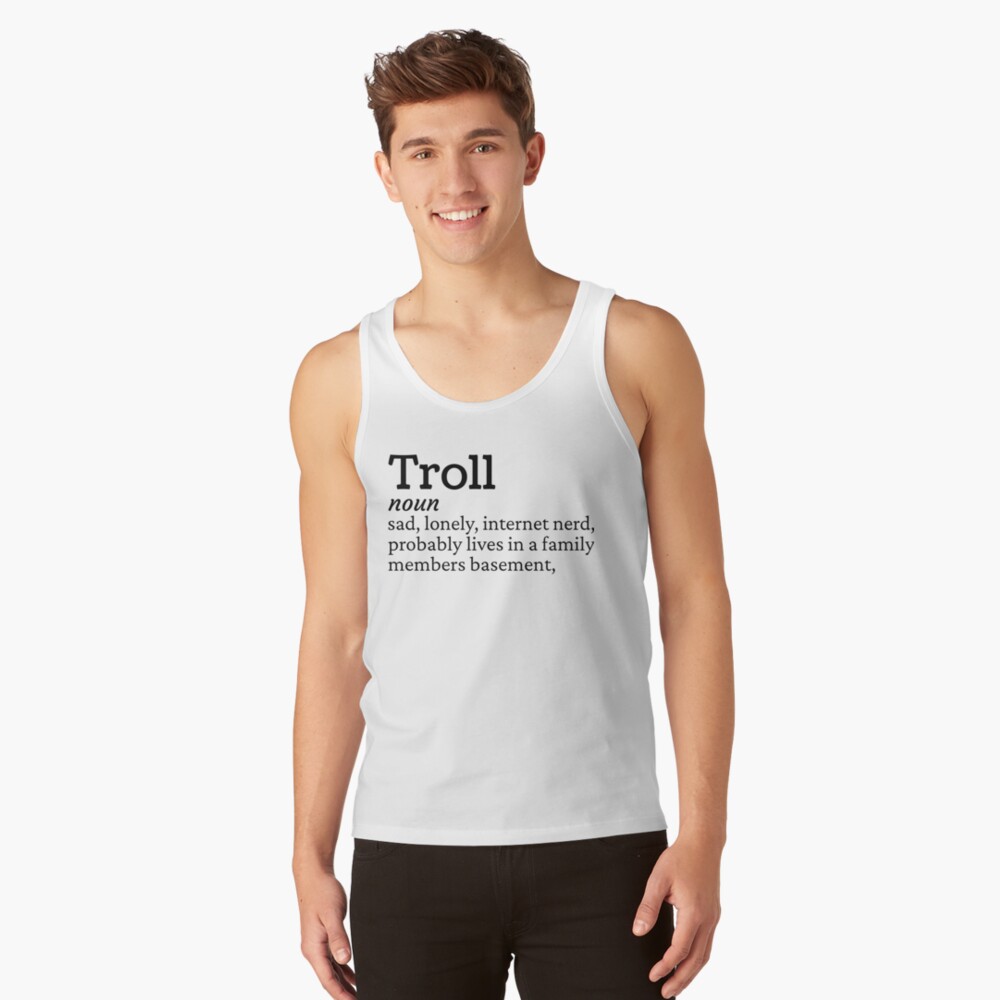 Internet Troll Definition, Funny Troll Joke Poster for Sale by  AloraDawnEve