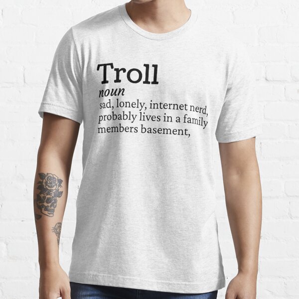 Troll Face Meme Internet Humor Joke Funny Nerd Geek Culture Mens T-shirt