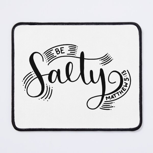 Item preview, Simple Be Salty in Script Line and Dots designed and sold by themoodydecor.