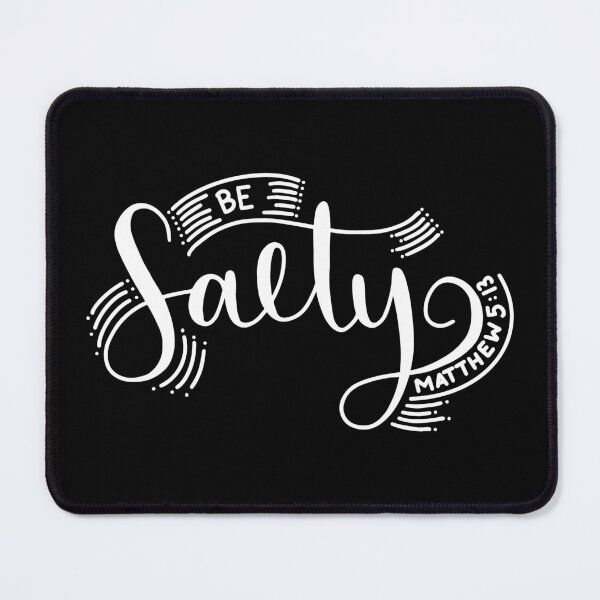 Item preview, Simple Be Salty in Script Line and Dots designed and sold by themoodydecor.