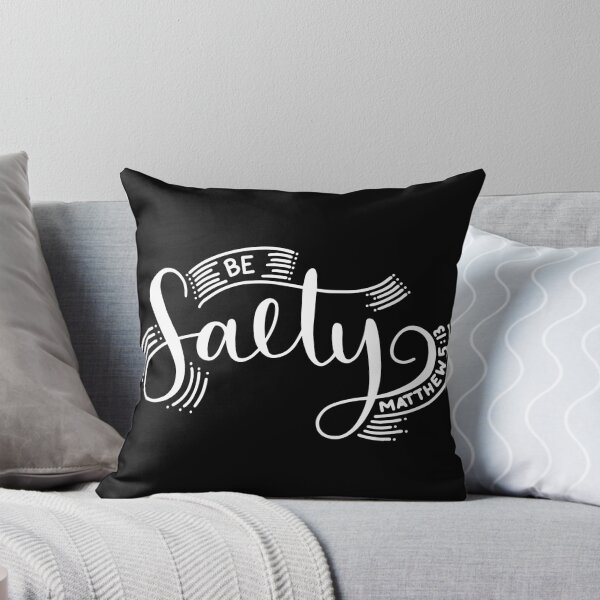Item preview, Simple Be Salty in Script Line and Dots designed and sold by themoodydecor.