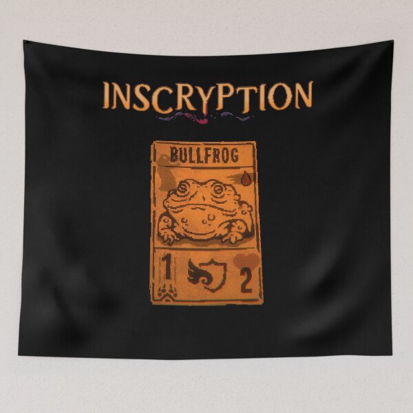 Item preview, Inscryption Psychological Horror Bull Frog Card Game Halloween Scary Spooky Dark Escape-room Puzzles designed and sold by Xeuno.