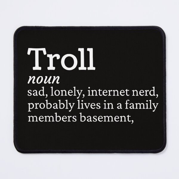 Item preview, Internet Troll Definition, Funny Troll Joke designed and sold by AloraDawnEve.