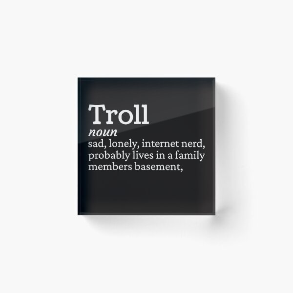 Item preview, Internet Troll Definition, Funny Troll Joke designed and sold by AloraDawnEve.
