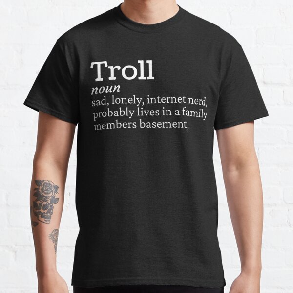 Troll Face Meme Internet Humor Joke Funny Nerd Geek Culture Mens T-shirt