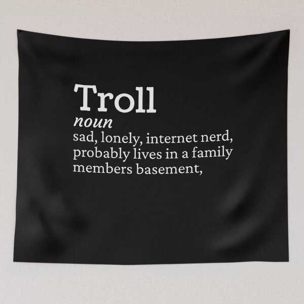 Item preview, Internet Troll Definition, Funny Troll Joke designed and sold by AloraDawnEve.