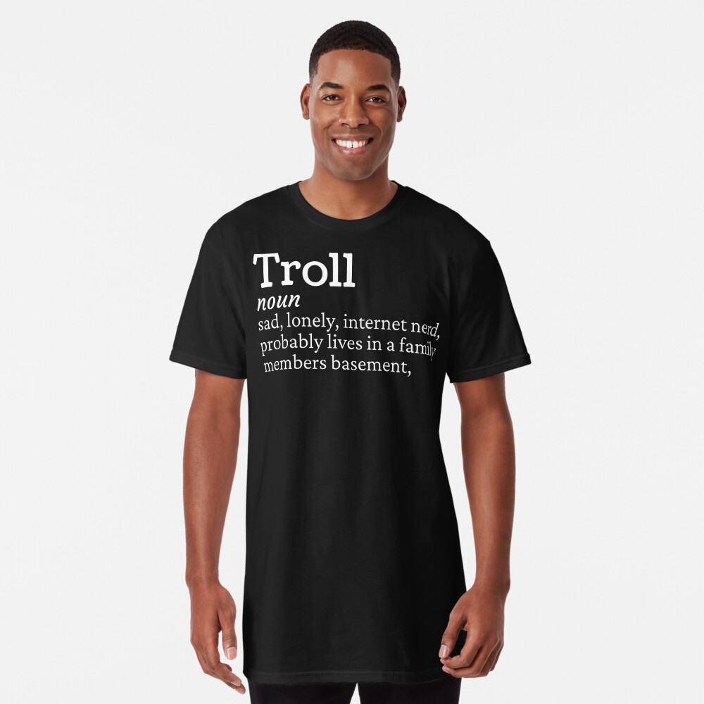 Internet Troll Definition, Funny Troll Joke Poster for Sale by  AloraDawnEve