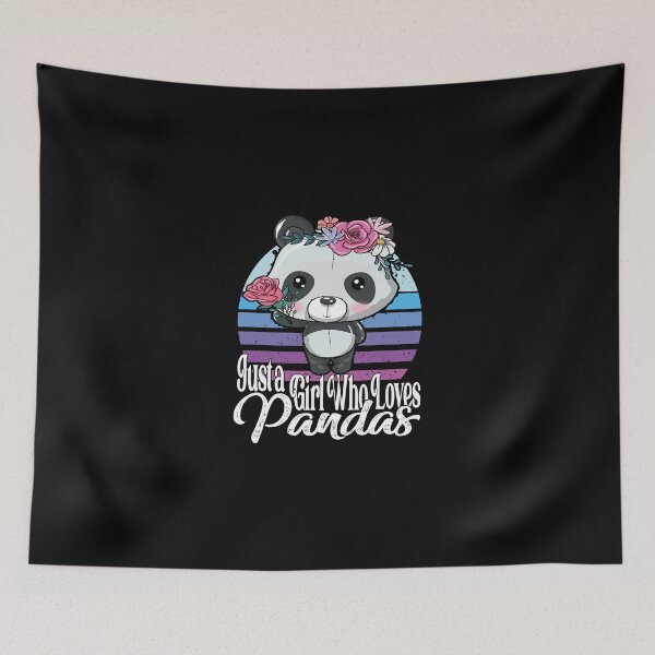 Item preview, Just a Girl Who Loves Pandas Gift for Panda Lovers designed and sold by AllboutTeesigns.