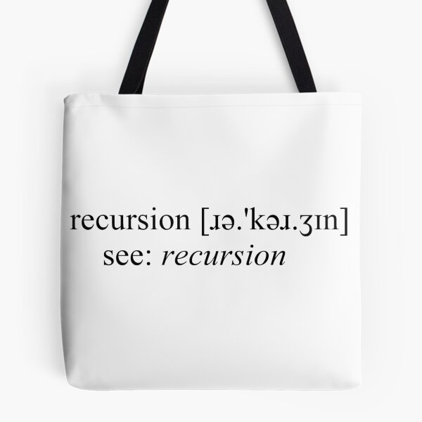 Item preview, Recursion Definition designed and sold by pokedude140.