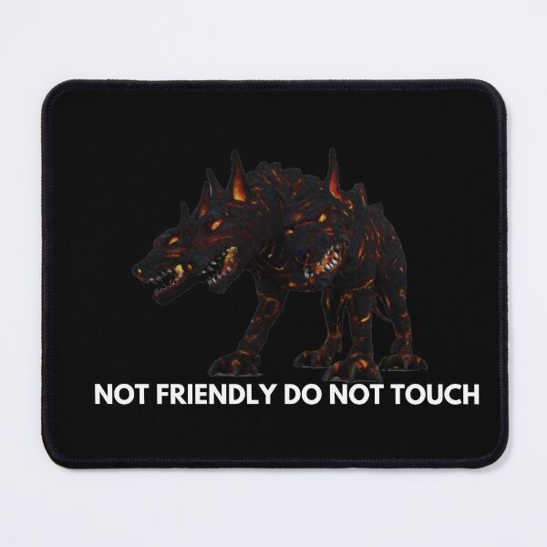 Item preview, Not Friendly Do Not Touch - ceberus greek mythologie dog - scary dog designed and sold by UnseenCreations.