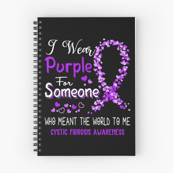 Item preview, I Wear Purple For Cystic Fibrosis Awareness designed and sold by Tadmab.