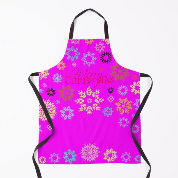 Item preview, Merry Christmas Magenta Multicolored Snowflakes Idea designed and sold by Ross-Sergey.