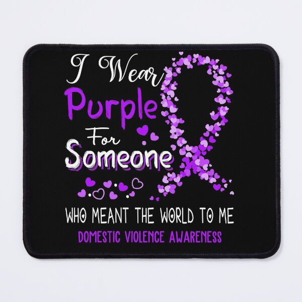 Item preview, I Wear Purple For Domestic Violence Awareness designed and sold by Tadmab.