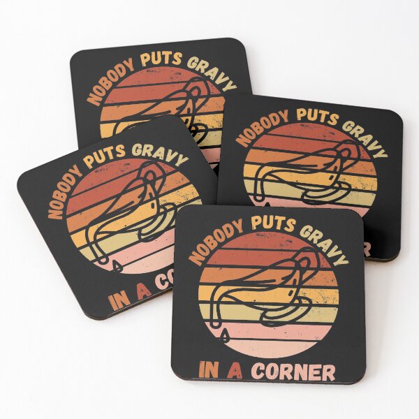 Item preview, Funny Thanksgiving Puns Nobody puts gravy in the corner designed and sold by Luna  Shirts⭐⭐⭐⭐⭐.