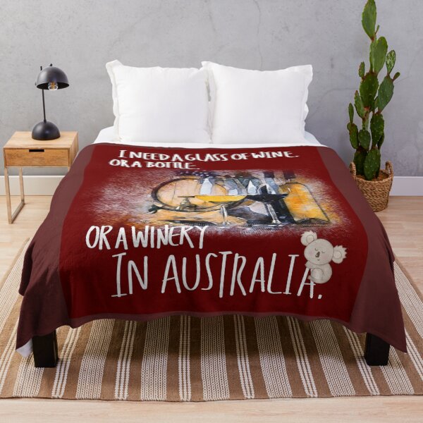 Item preview, I need a glass of wine, or a bottle, or a winery in Australia designed and sold by LiLohaveaplan.