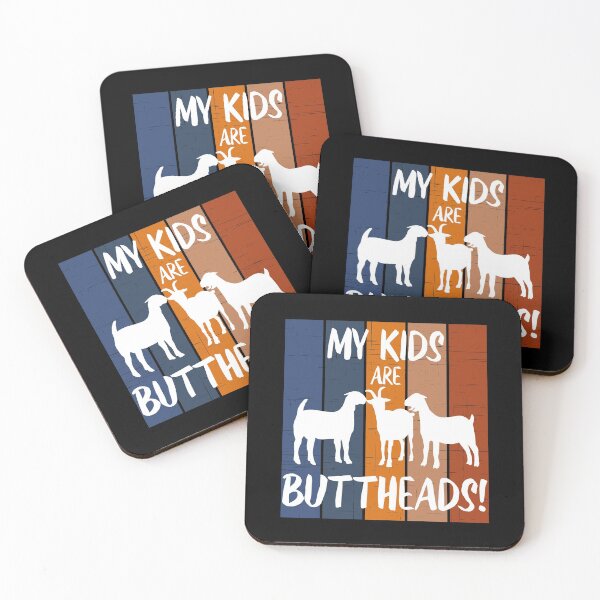 Artikelvorschau, My Kids Are Buttheads Funny Goat Mom entworfen und verkauft von Zurickdesigns.