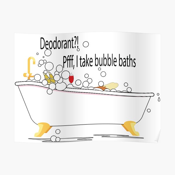 "Big Mouth Bubble Bath (Hormone Monster) Sticker" Poster for Sale by ZenZephyr Redbubble