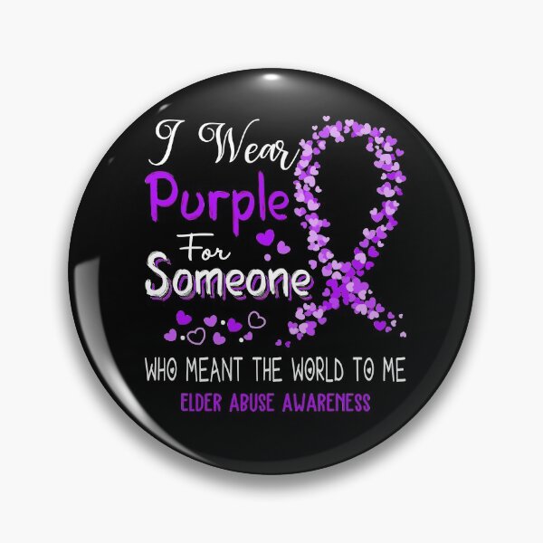 Item preview, I Wear Purple For Elder Abuse Awareness designed and sold by Tadmab.
