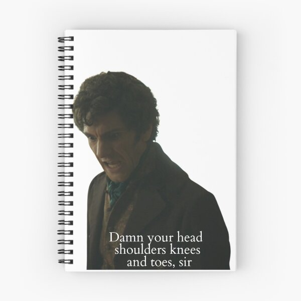 Item preview, “Damn your head shoulders knees and toes, sir…” designed and sold by readallthebooks.