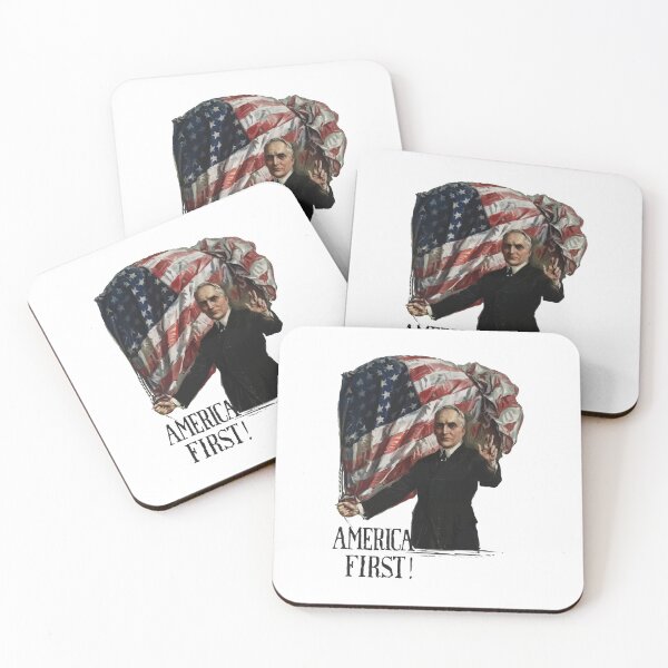 Item preview, The Harding ('America First' political poster of President Warren G. Harding) designed and sold by franklinprintco.