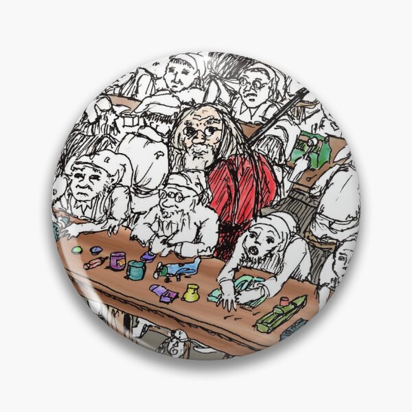 Item preview, Santa in his Sweatshop designed and sold by ColdCampComix.