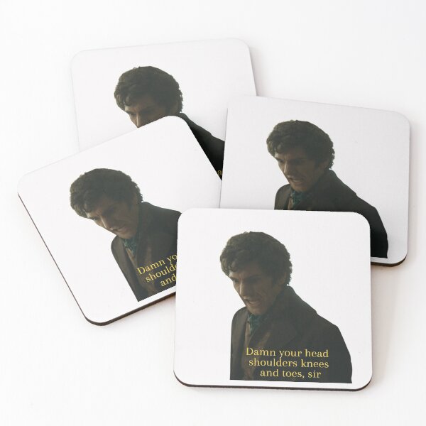 Item preview, "Damn your head shoulders knees and toes, sir…” (yellow text) designed and sold by readallthebooks.