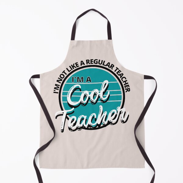 Aperçu de l'œuvre « Je ne suis pas comme un professeur ordinaire, je suis un professeur cool Retro Turquoise - » par Boo-da-chay créée et vendue par Boo-da-chay.