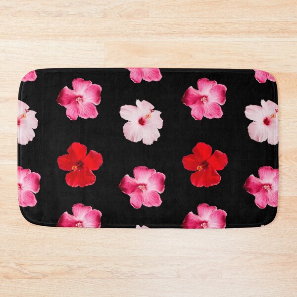 Item preview, Pink and Red Red Hibiscus Photograph Die Cut Hawaiian Flower Repeat designed and sold by MOP-tees.