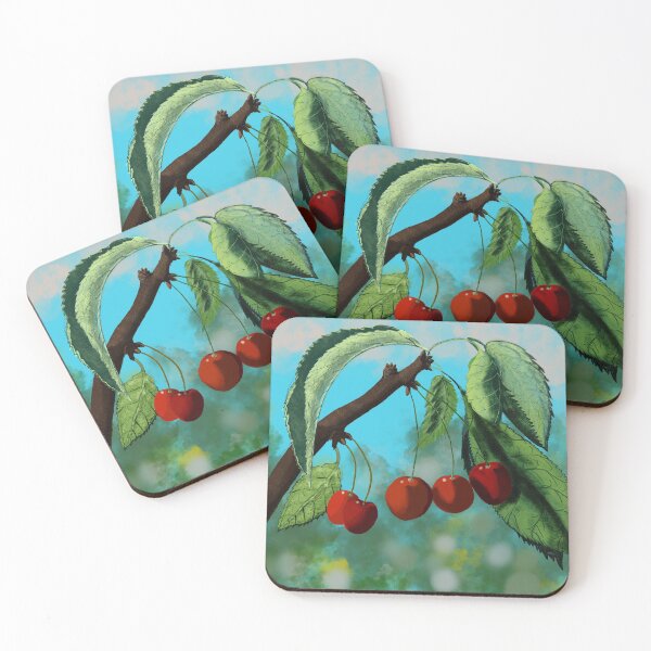 Item preview, Cherries Art designed and sold by Karen Harding Art and Illustration .