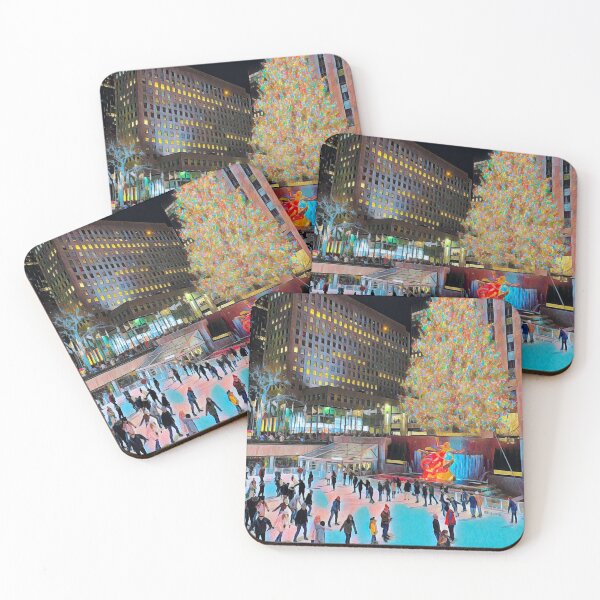 Item preview, New York Christmas Scene designed and sold by Sofia-Draws.