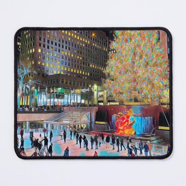 Item preview, New York Christmas Scene designed and sold by Sofia-Draws.