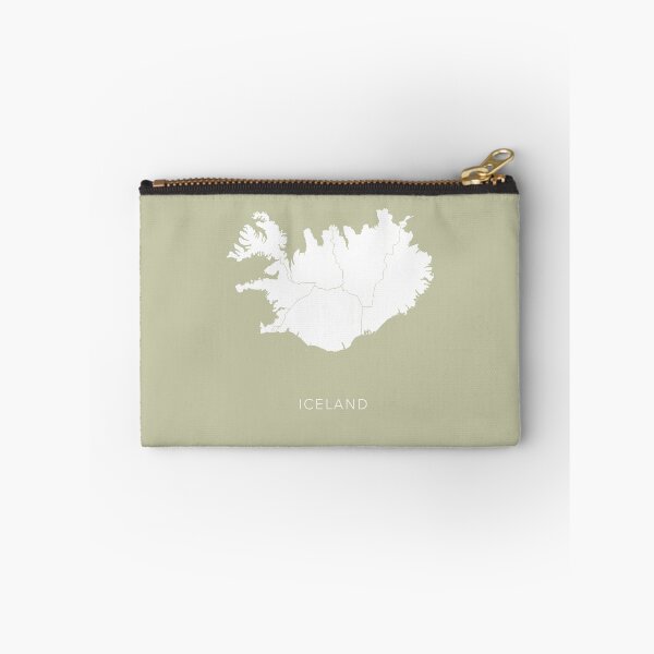Item preview, Green and White Map of Iceland designed and sold by By-Danni-Marie.