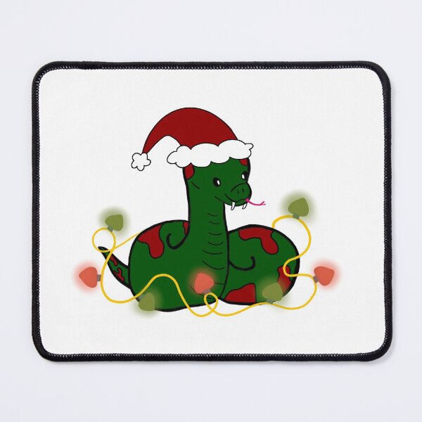 Item preview, Merry Hissmass (snake Santa) designed and sold by kjenky.