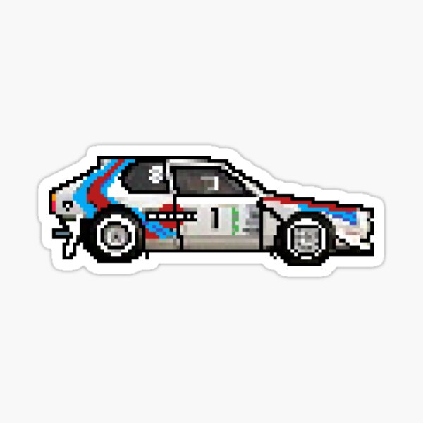 Item preview, Lancia Delta Group B Pixel Art designed and sold by Rallyaddict.
